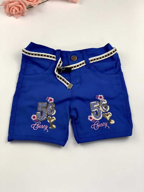 Girls blue jeans shorts 56