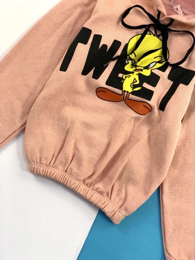 TWEETY GIRL'S HELLO HOODIE