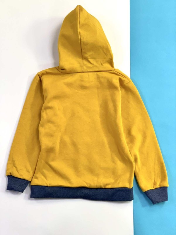 Boys' Yellow Hoodie SPORT WEAR