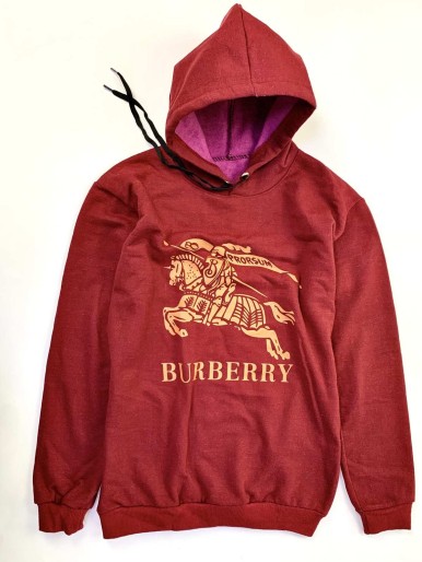 Boys' hoodie, brick, burberry