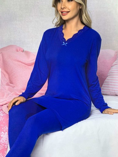 Blue long sleeve pajama
