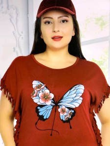 Butterfly tiled nightgown