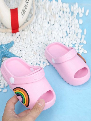 Water resistant pink boy's slippers