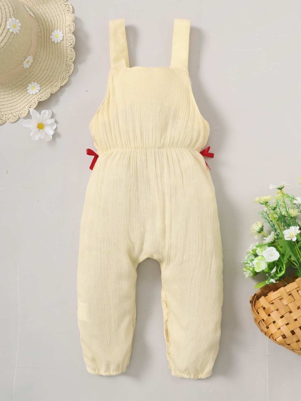 Baby Embroidery Detail Jumpsuit Without Blouse