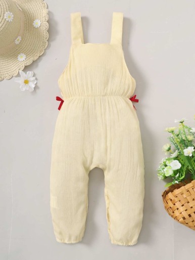 Baby Embroidery Detail Jumpsuit Without Blouse