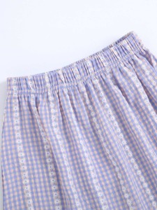 Toddler Girls Gingham Ruffle Hem Skirt