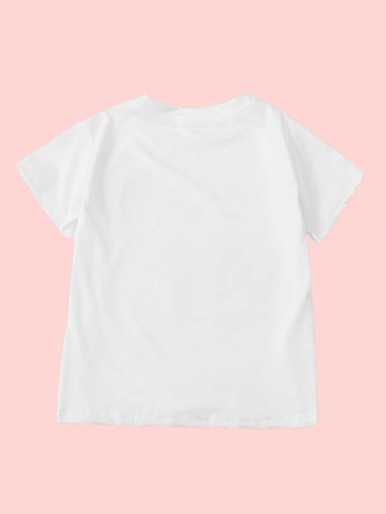 Children's Girls Casual Figure Tops