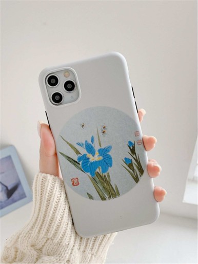Flower Print Case Compatible With iPhone