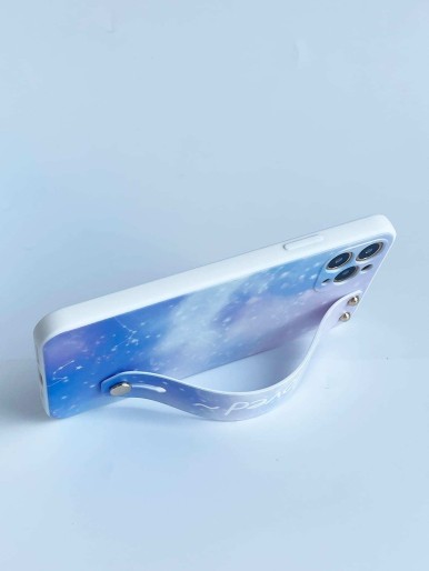Galaxy Phone Case With Wristband