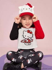 SHEIN X Hello Kitty and Friends Girls Cartoon Baseball Cap