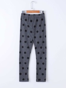 Girls Polka Dot Print Leggings