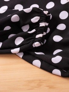 Girls Polka Dot Sweatpants