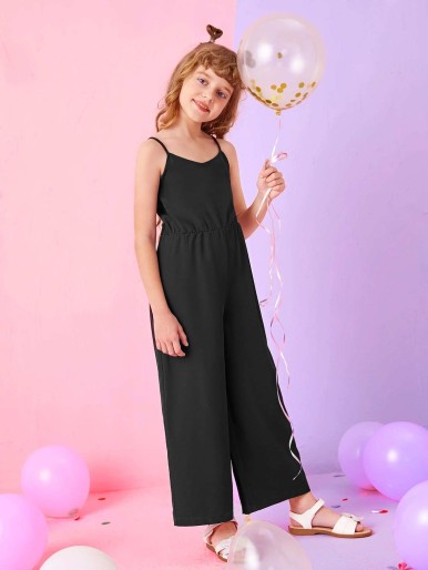 Solid 2024 cami jumpsuit