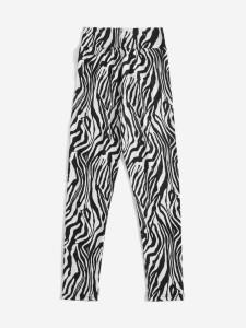 Girls Zebra Stripe Leggings