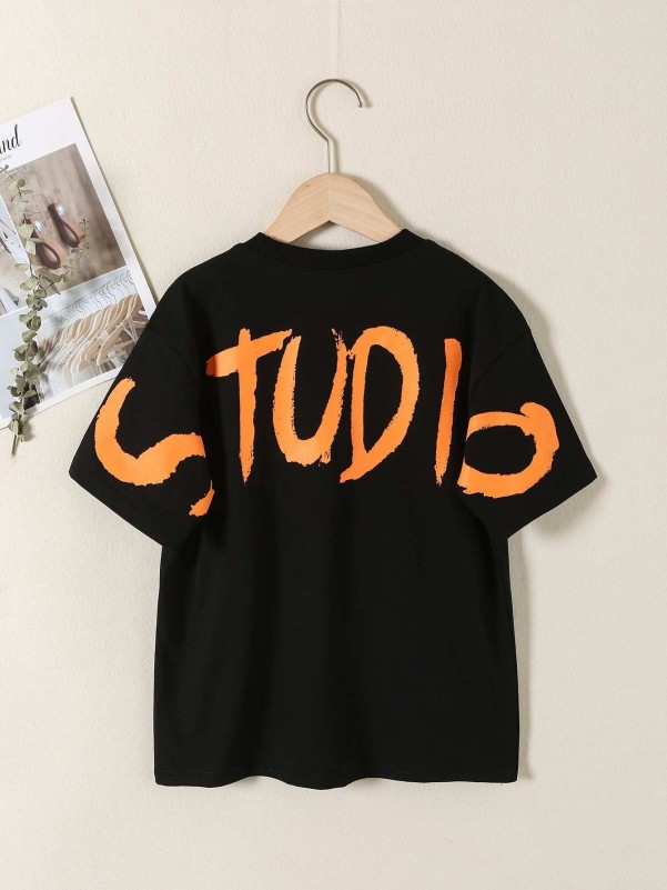 Casual Text Boy t-shirt and shirt