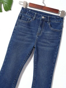 Girls Slant Pocket Flare Leg Jeans