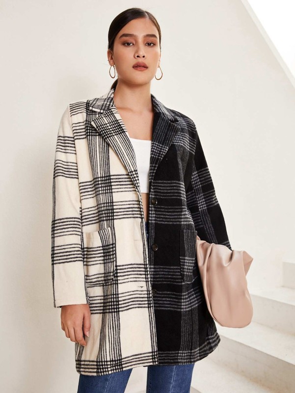 SHEIN MOD Plus Plaid Print Knot … curated on LTK