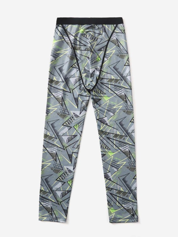 Girls Geo Print Active Leggings