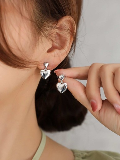 DAZY Heart Drop Earrings