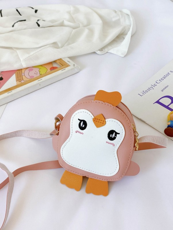 Girls Cartoon Design Crossbody Bag