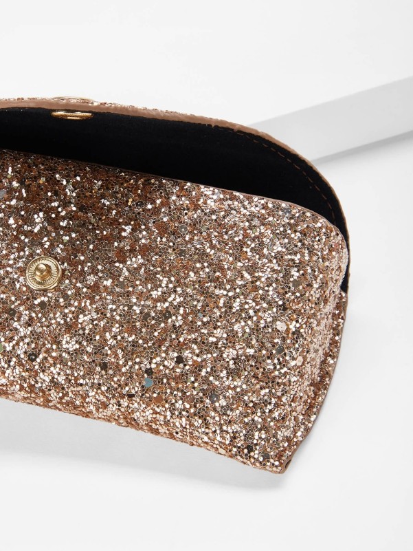 Glitter Glasses Case