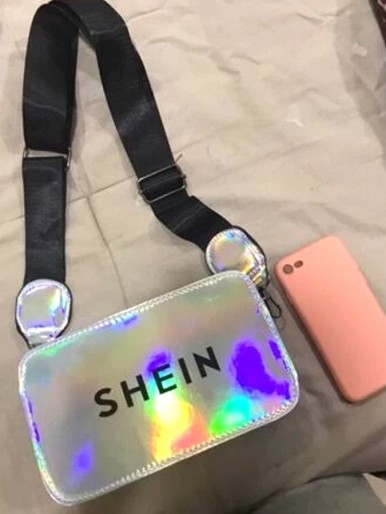 حقيبة ليزر بشعار SHEIN