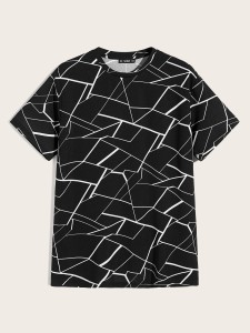 Guys Geo Print Tee