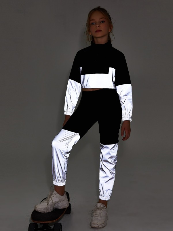 Reflective joggers store set