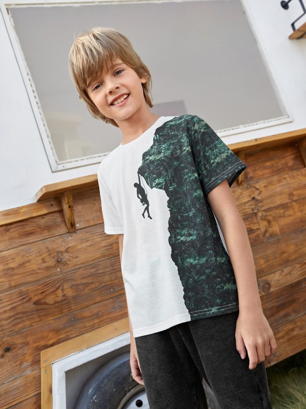 Boys Figure Graphic Tee