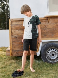 Boys Figure Graphic Tee