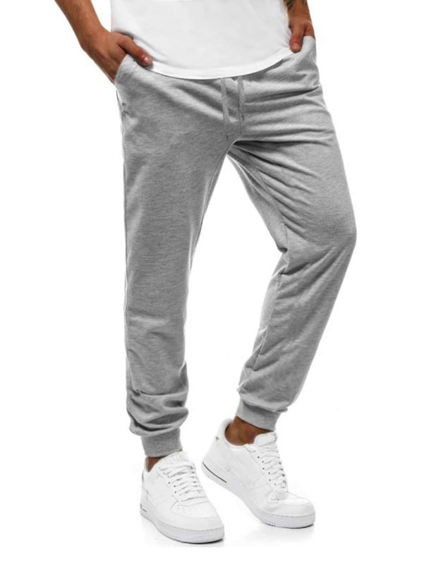 Slant Pocket Drawstring Waist Sweatpants