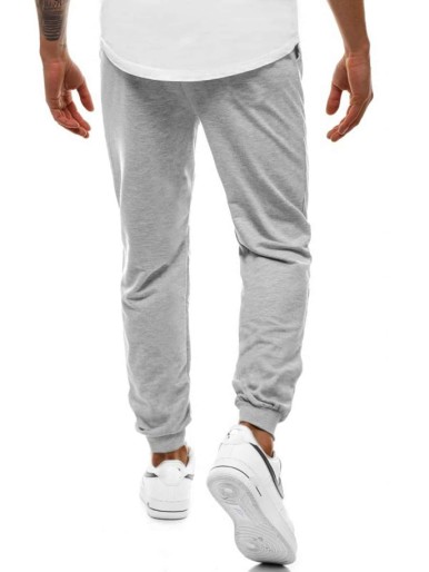 Men Slant Pocket Drawstring Waist Sweatpants