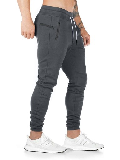 الرجال الرمز البريدي التفاصيل الرباط Sweatpants الخصر