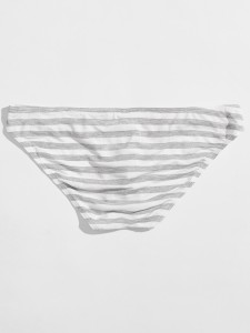 Men Striped Print Brief