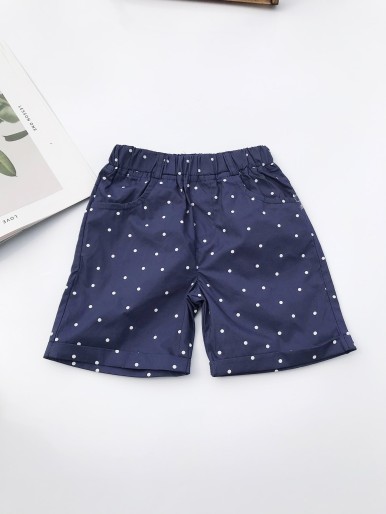 Toddler Boys Polka Dot Shorts