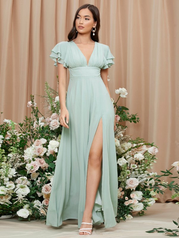 SHEIN, Dresses, Green Shein Formal Dress