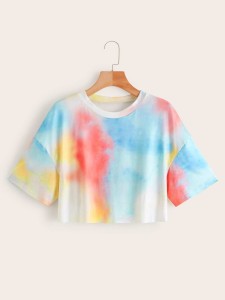 Tie Dye Crop Tee