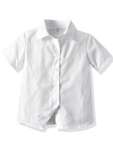 Toddler Boys Solid Button Front Shirt