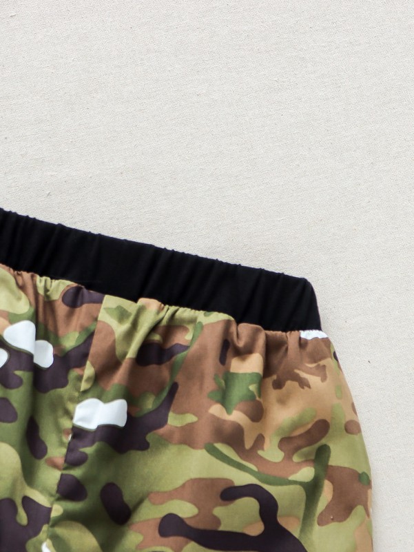 Toddler Boys Camo Print Shorts