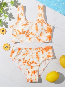 Girls Tie Dye Bikini Swimsuit