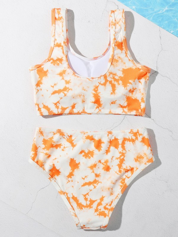 Girls Tie Dye Bikini Swimsuit