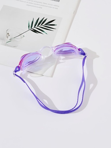 Extended Silicone Headband Swimming Goggles