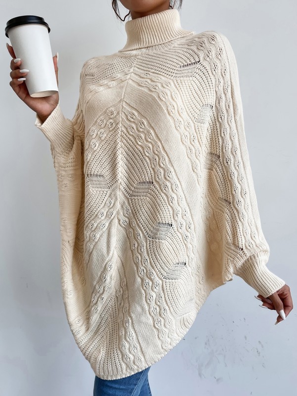 Dolman sleeve 2025 poncho sweater