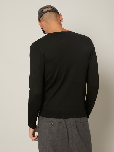 SHEIN Men V-neck Sweater