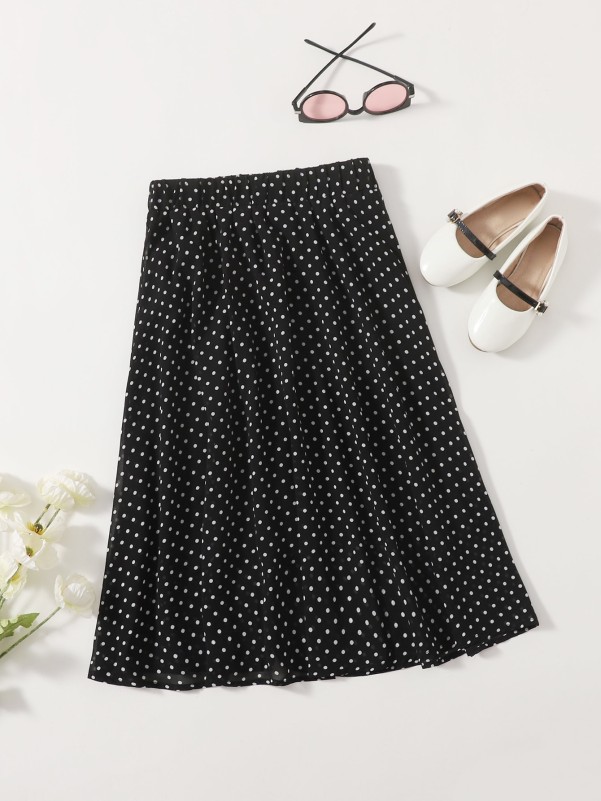 Polka dot hotsell flare skirt