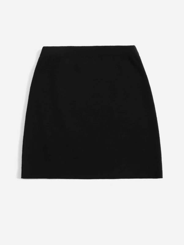 Girls Unicolor Point Skirt