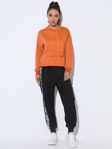 Breathable Drawstring Detail Sports Hoodie