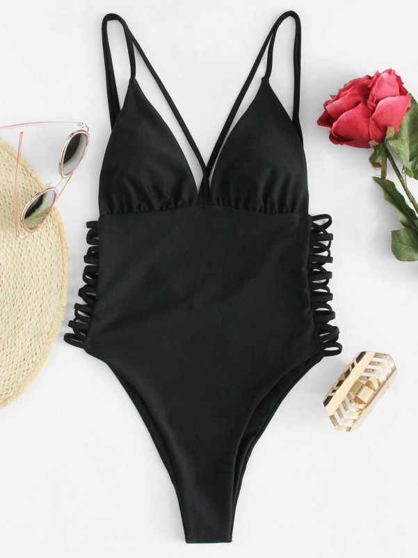 Ladder Cut Out Swimsuit