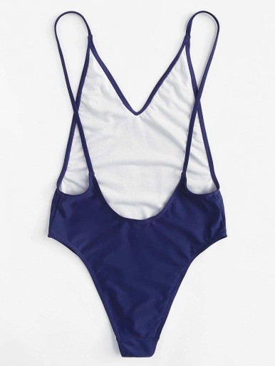 Solid Cami Swimsuit