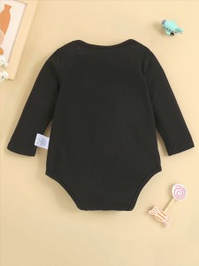 Baby Unisex Solid Snap Button Bodysuit